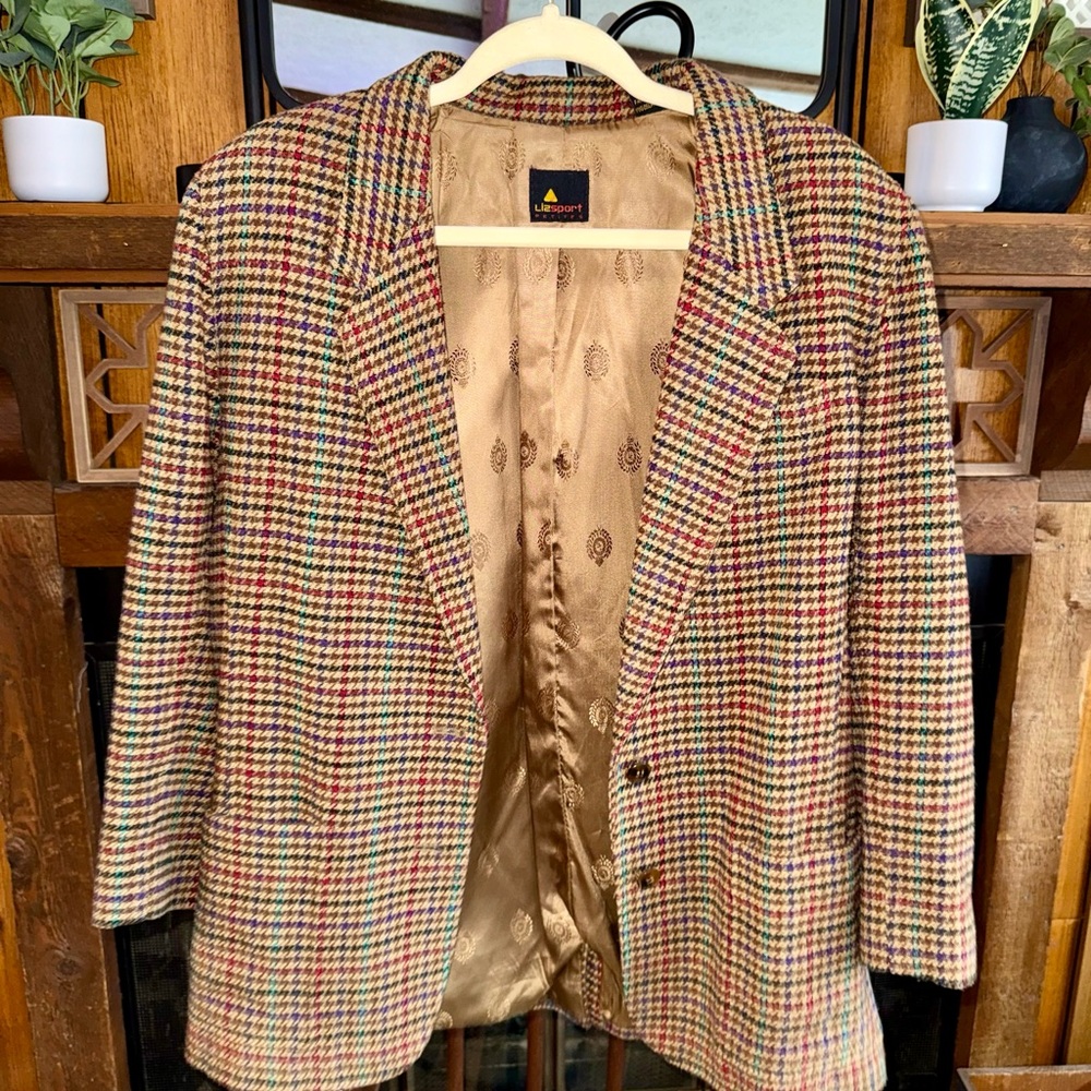 Vintage Women’s Liz Sport Multicolor Blazer